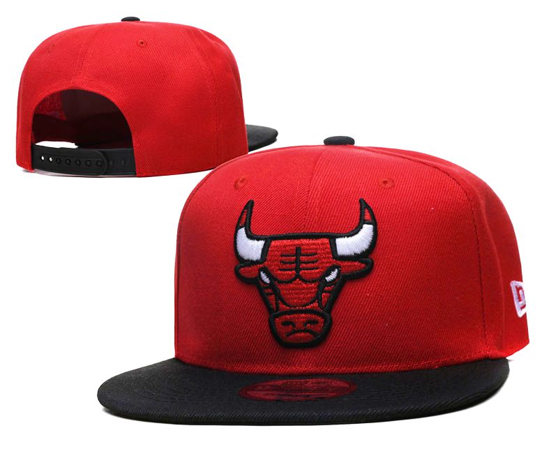 2022 NBA Chicago Bulls Hat TX 07068->->Sports Caps